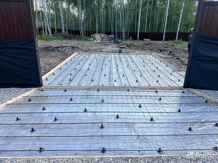 Бетонные отмостки, площадки, ливневки дренаж