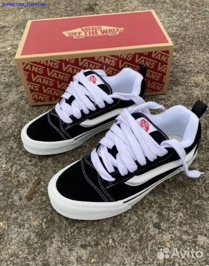 Кроссовки Vans Knu Skool Black дутыши оригинал