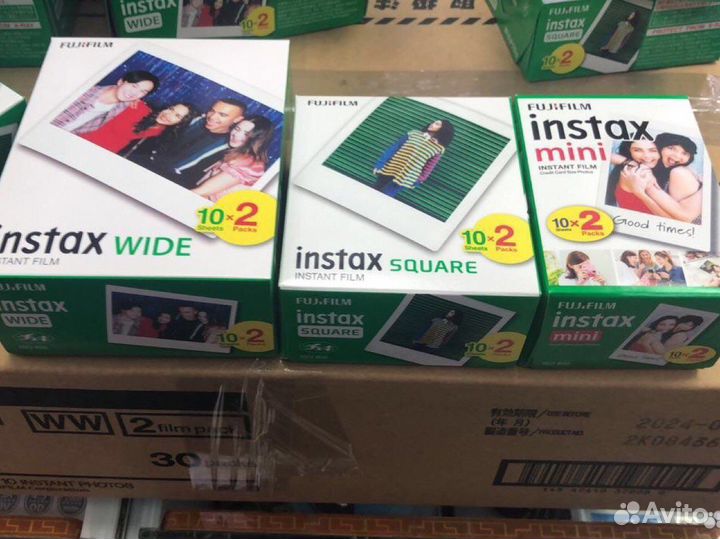 Пленка оптом для Instax Mini, Square и Wide