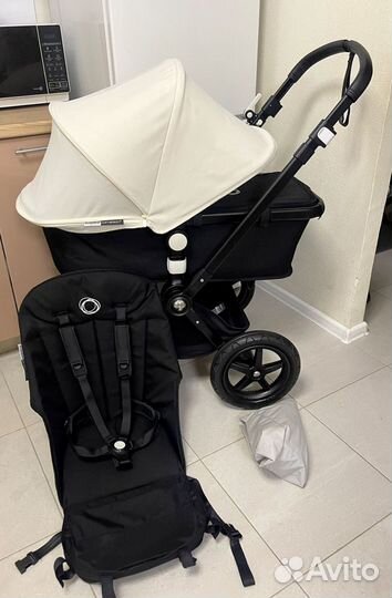 Коляска Bugaboo cameleon 3 plus Black/Fresh White