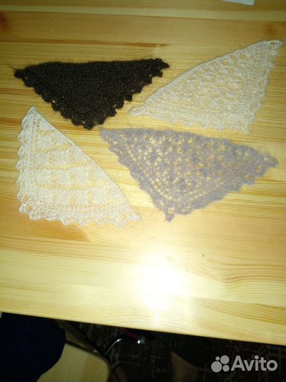 Пуховый платок(косынка) для ватных игрушек