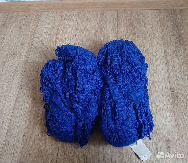 Пряжа СССР синяя