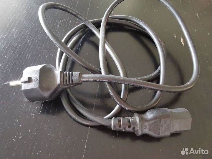 Силовой кабель для монитора, компьютера