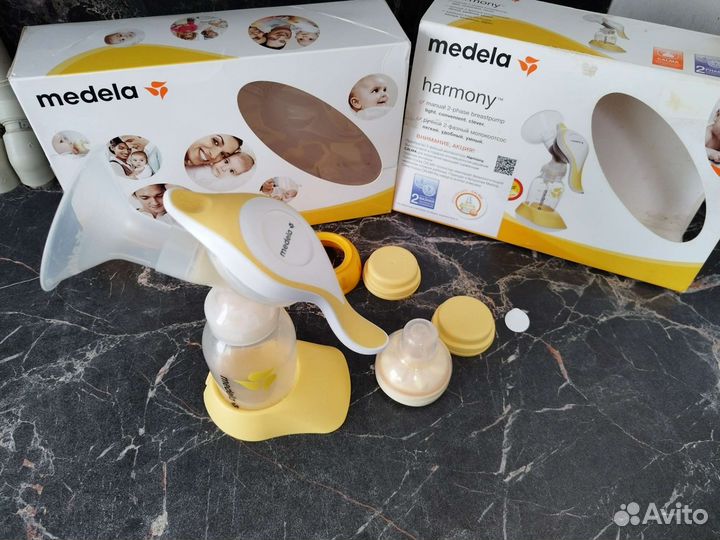 Молокоотсос medela ручной+Смартсоска Calma