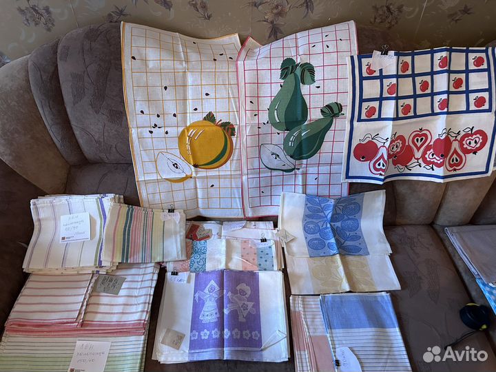 Простынь лен ссср/полотенца/пододеяльник/тканьссср