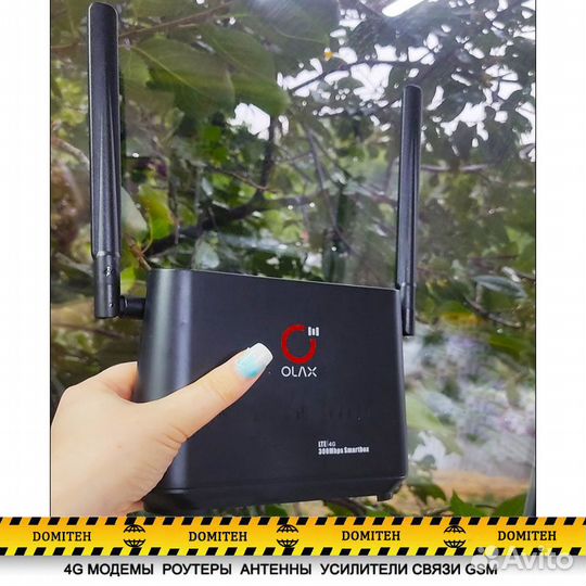 Роутер olax AX5 PRO с антеннами и аккумулятором