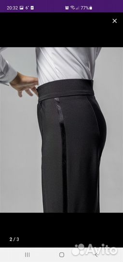 Брюки для бальных танцев мальчику р. 30