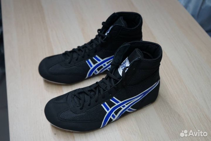 Борцовки asics tiger black-blue