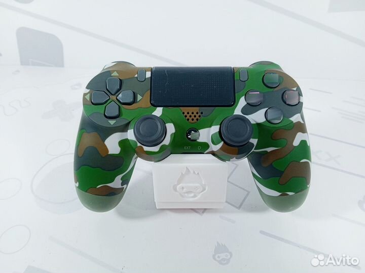 Геймпад Playstation 4 Реплика Зеленый камуфляж (Green Camouflage) V2