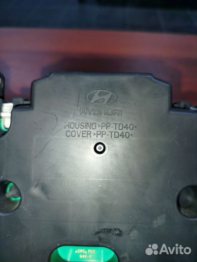 Панель приборов hyundai solaris