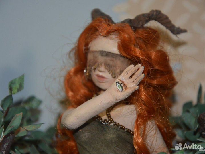 Интерьерная кукла ручной работы