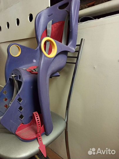 Детское велокресло на багажник, багажник