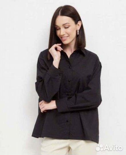 Рубашка oversize белая, черная новые