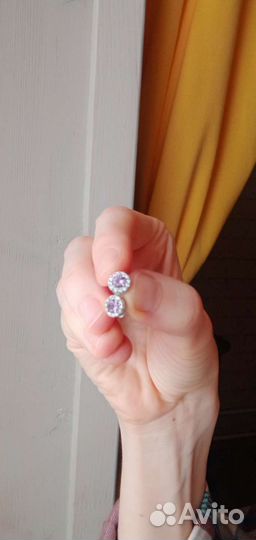 Набор серебро с аметистами