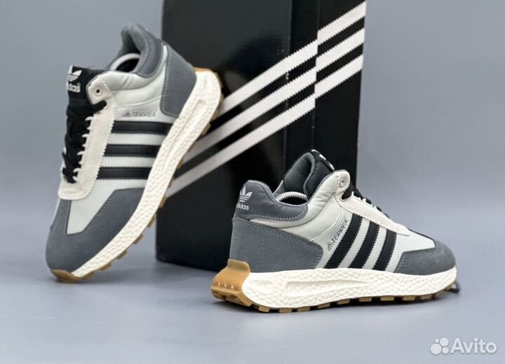 Мужские зимние кроссовки Adidas ZX 41,42,43,44,45