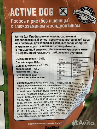 Сухой корм для собак