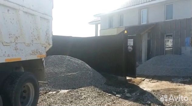 Щебень гравийный с доставкой