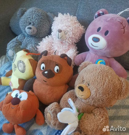 Мягкие игрушки. Медведи. Цена за все