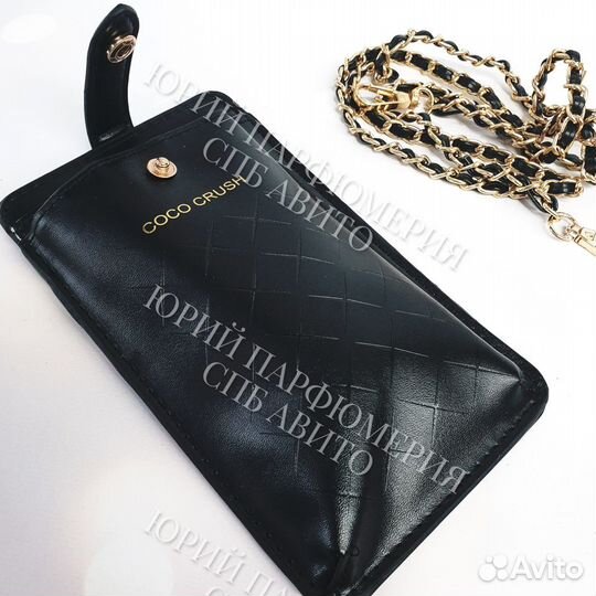 Chanel VIP Gift сумочка чехол для телефона черный