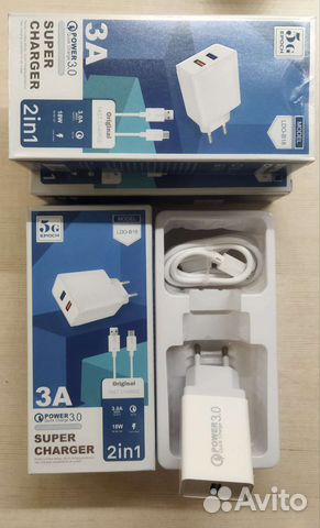 Зарядное устройство micro usb блок+провод