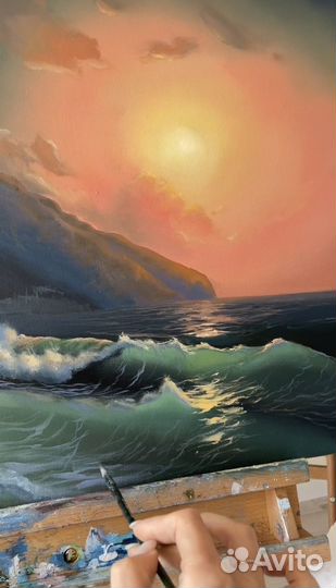 Картина маслом пейзаж