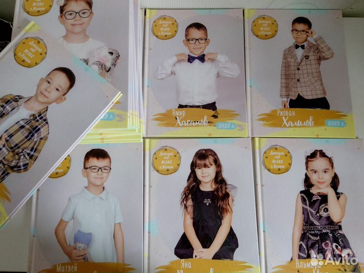 Выпускные фотоальбомы, школа, детский сад
