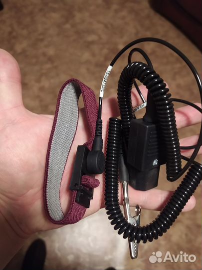 Браслет заземляющий антистатический новый