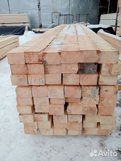 Брус обрезной естественной влажности