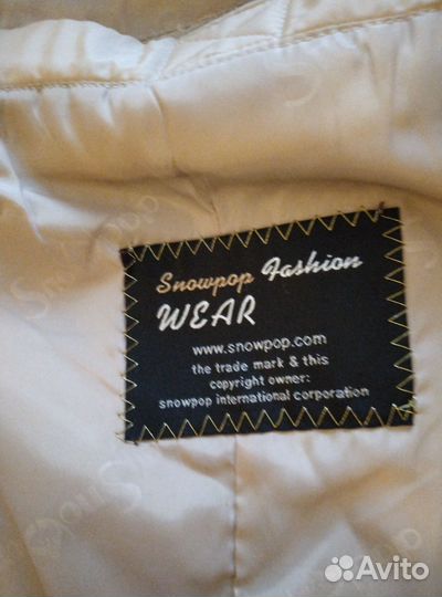 Пуховик женский новый