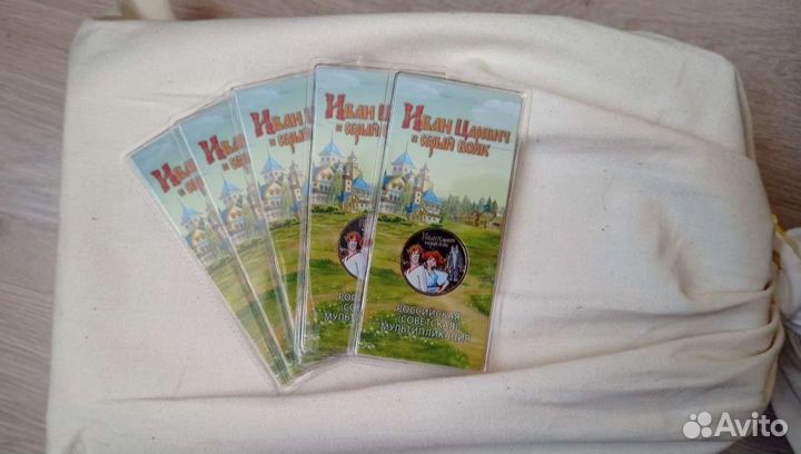 Монеты мультики цветные