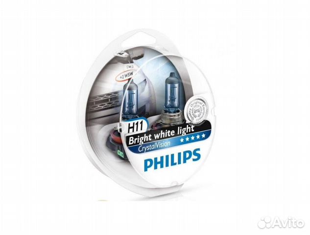 Лампа галогенная Philips Crystal Vision H11