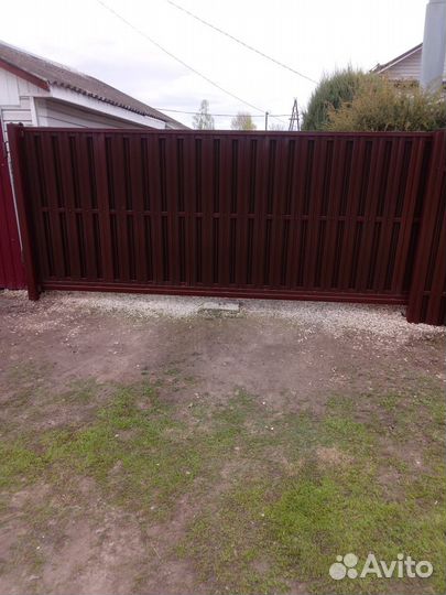 Откатные ворота под ключ с установкой