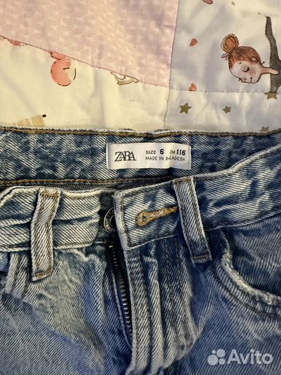 Джинсы Zara +боди Zara peanuts