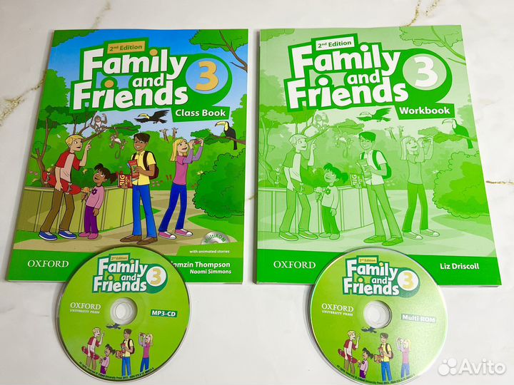 Family and friends 3 + CD новый комплект