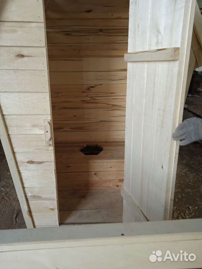 Дачный туалет деревянный