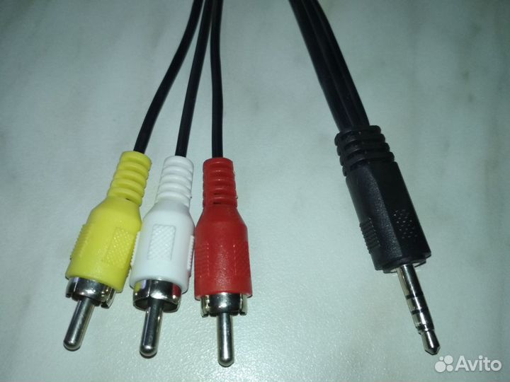 Кабель 3 RCA - Mini-Jack 3.5