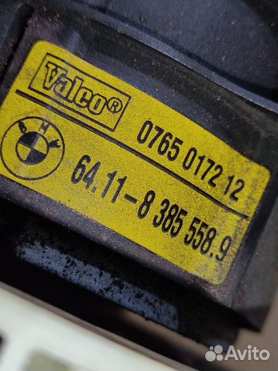 Вентилятор отопителя bmw e39 e53