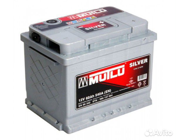 Аккумулятор 60Ah Mutlu 540A Black series обратный