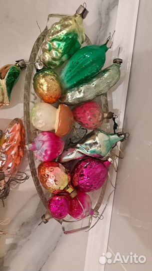 Елочные игрушки СССР