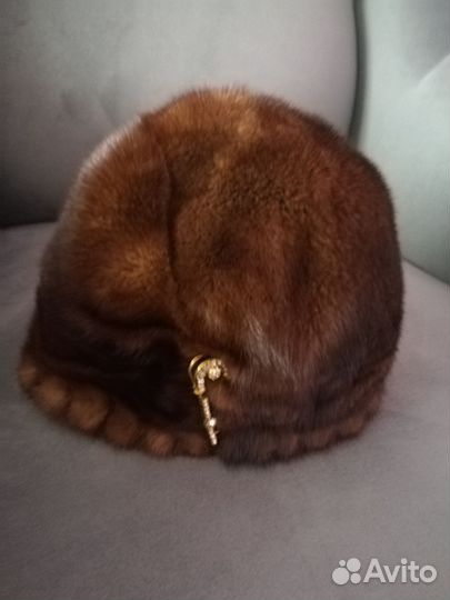 Шапка норковая женская