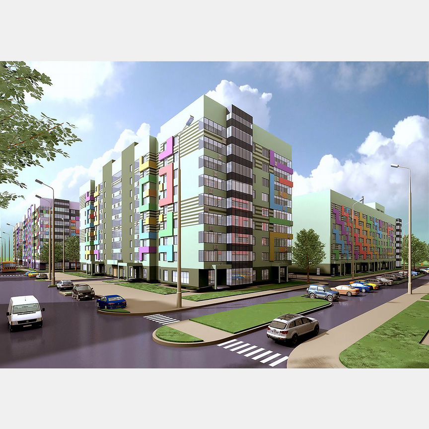 2-к. квартира, 66,2 м², 7/7 эт.