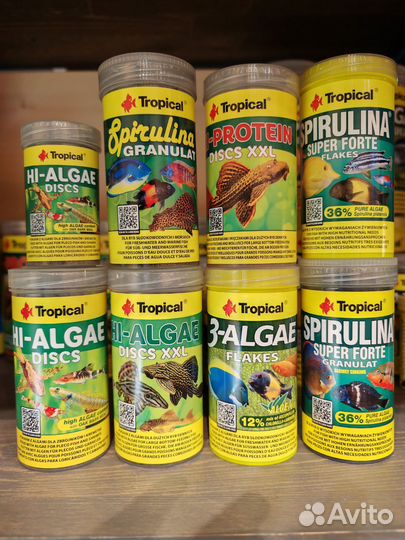 Корм для сомов Tropical, спирулина
