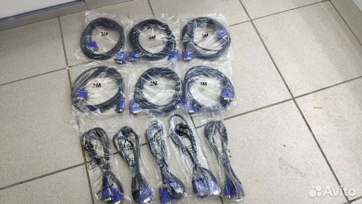 Оптом VGA кабели 1.5м новые