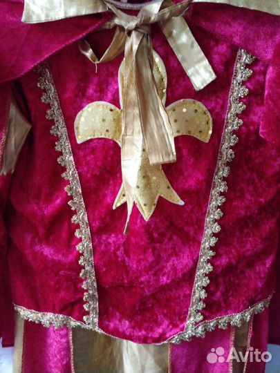 Костюм Кот в сапогах 122/Платье Мальвины 110-116