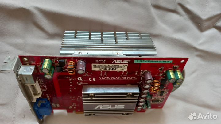 Видеокарта asus a676gplm 256мб