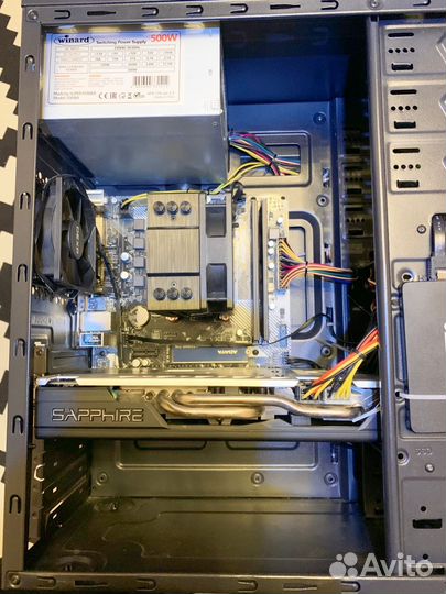 Игровой пк AMD Ryzen 5 2600/ 16Gb озу/ RX570 4Gb