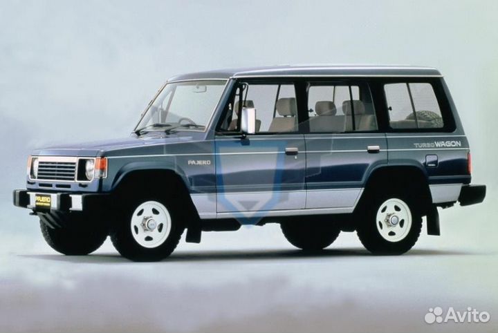 Порог Mitsubishi Pajero 1, Hyundai Galloper 1991-2003 (1мм) (Полный профиль)