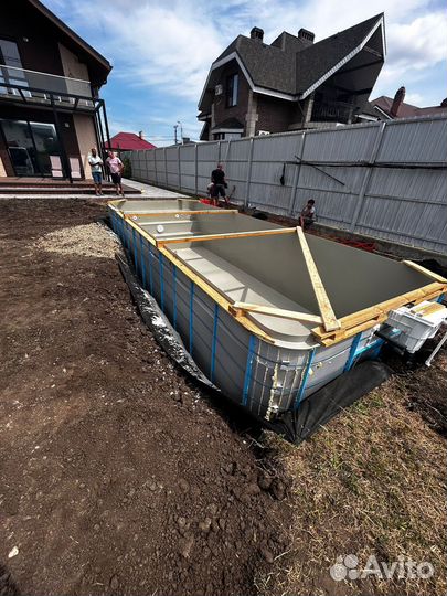 Бассейн 6*3*1,5 с оборудованием