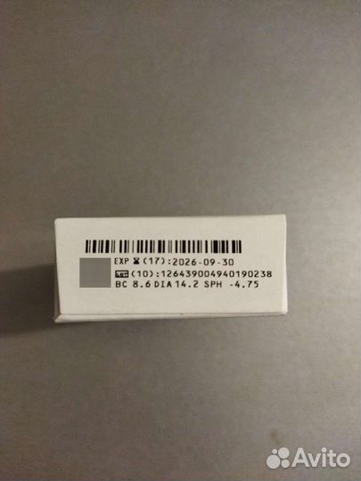 Линзы контактные