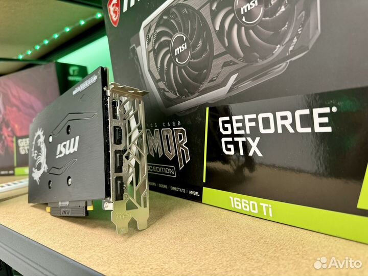 Msi GTX 1660Ti Armor 6Gb